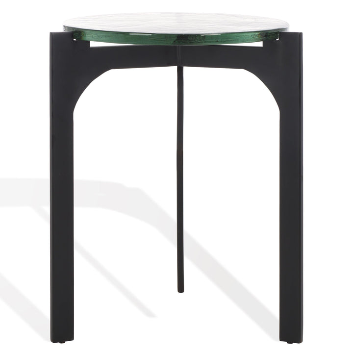 SwayLiving Seymour Cast Glass Accent Table ACCENT TABLES