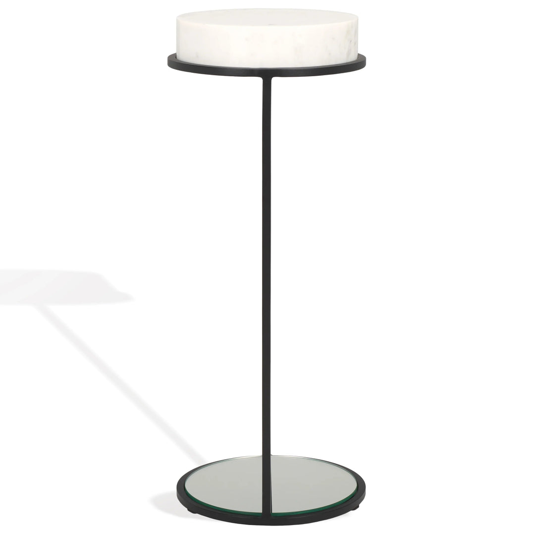SwayLiving SwayLiving Jennibelle Marble And Mirror Drink Table