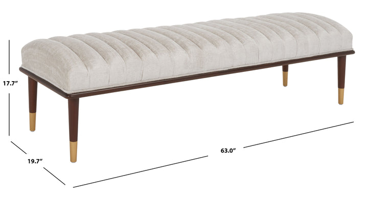 Ivory / Dark Brown