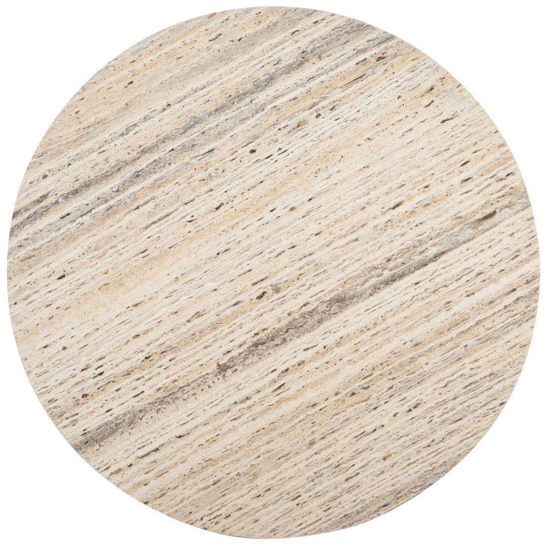 SwayLiving Shayna Travertine Coffee Table