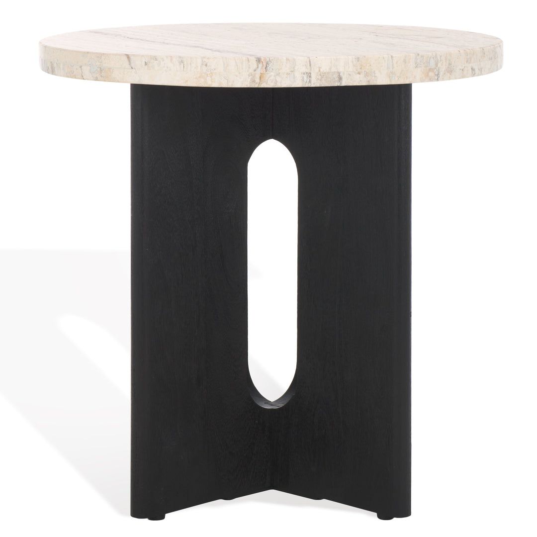 Travertine / Black