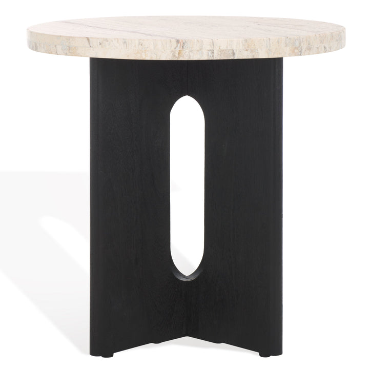 Travertine / Black