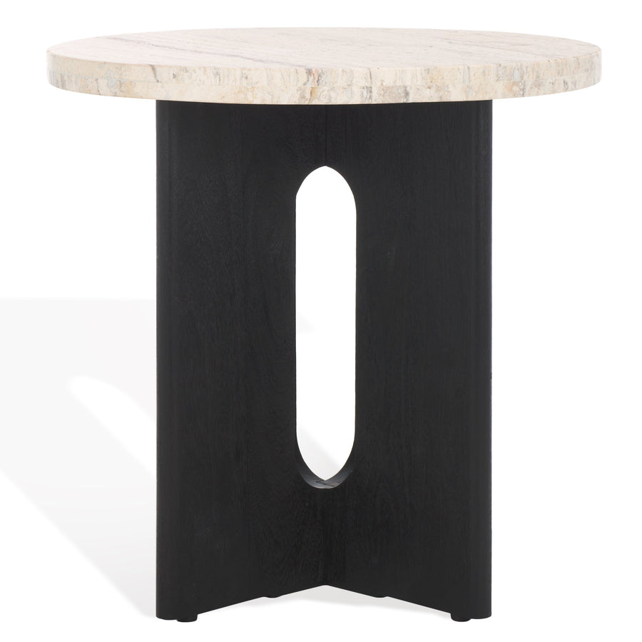Travertine / Black