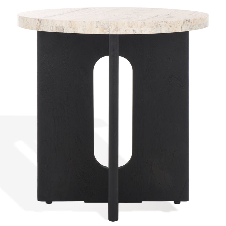 Travertine / Black