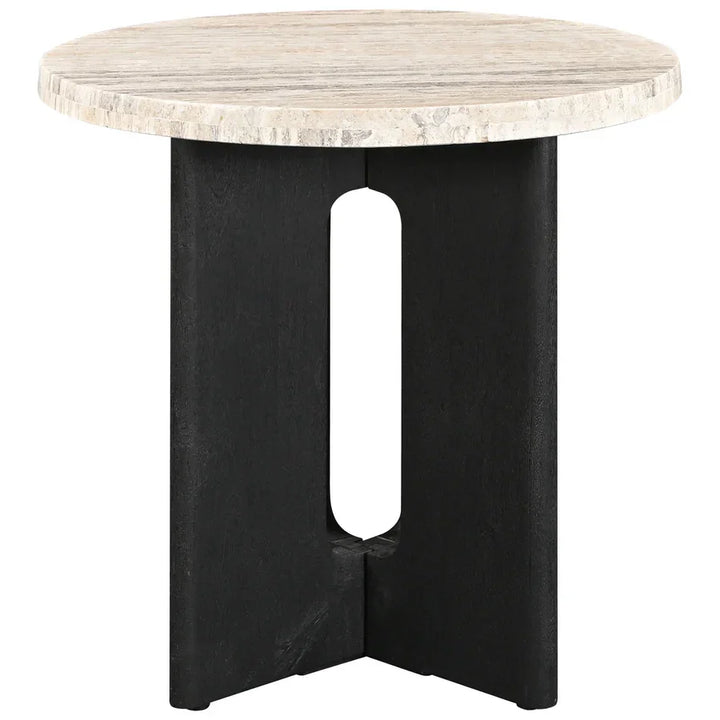 Travertine / Black