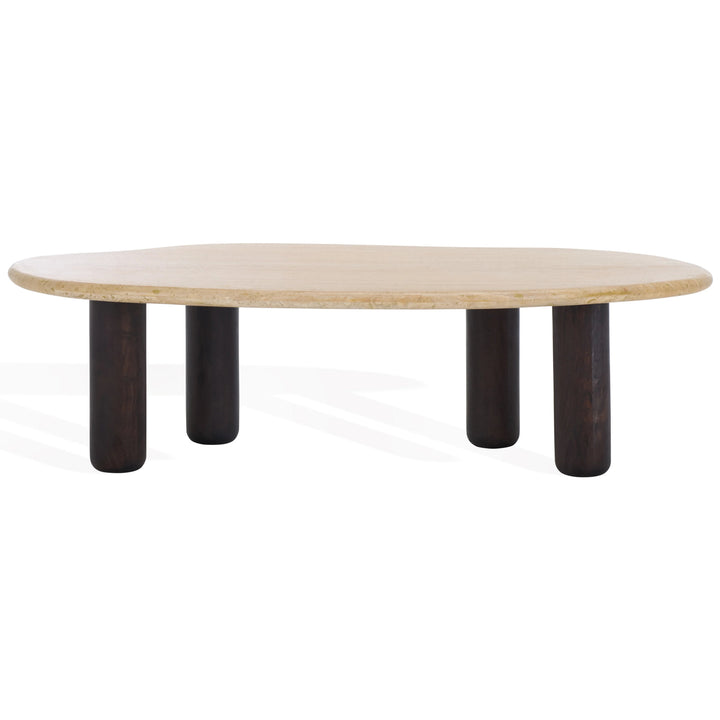Travertine / Walnut