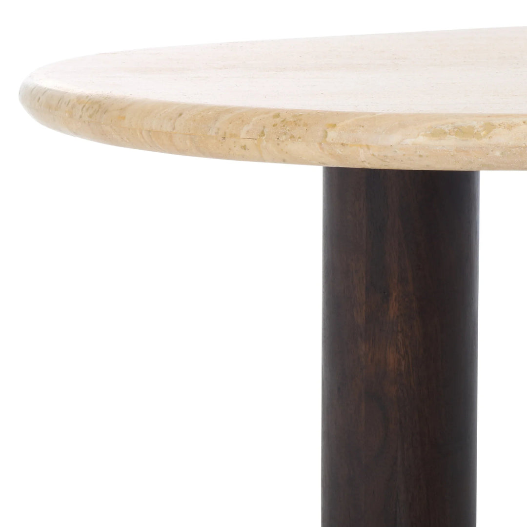 SwayLiving SwayLiving Celestyn Travertine Top Coffee Table
