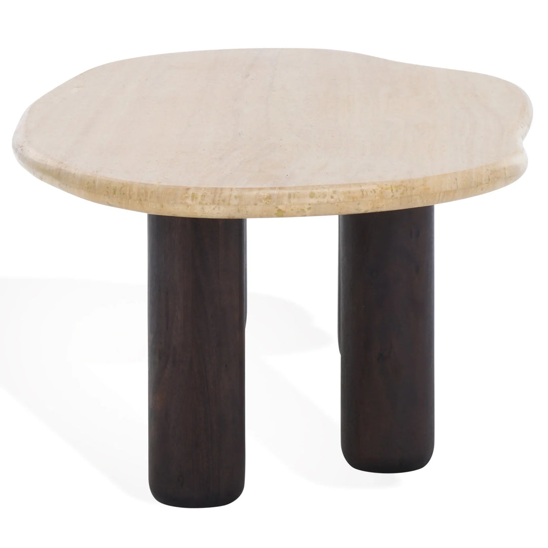 Travertine / Walnut