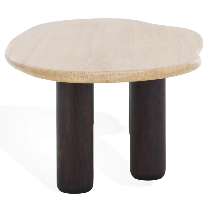 Travertine / Walnut