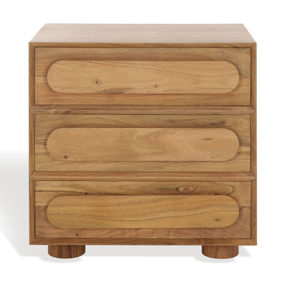 SwayLiving Lesliette 3 Drawer Nightstand