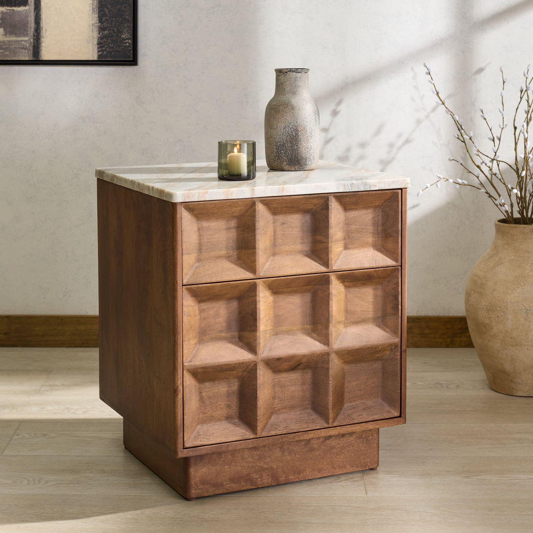 Walnut/White