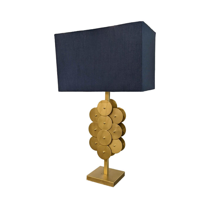 SwayLiving Skye Brass Disc Lamp TABLE LAMPS