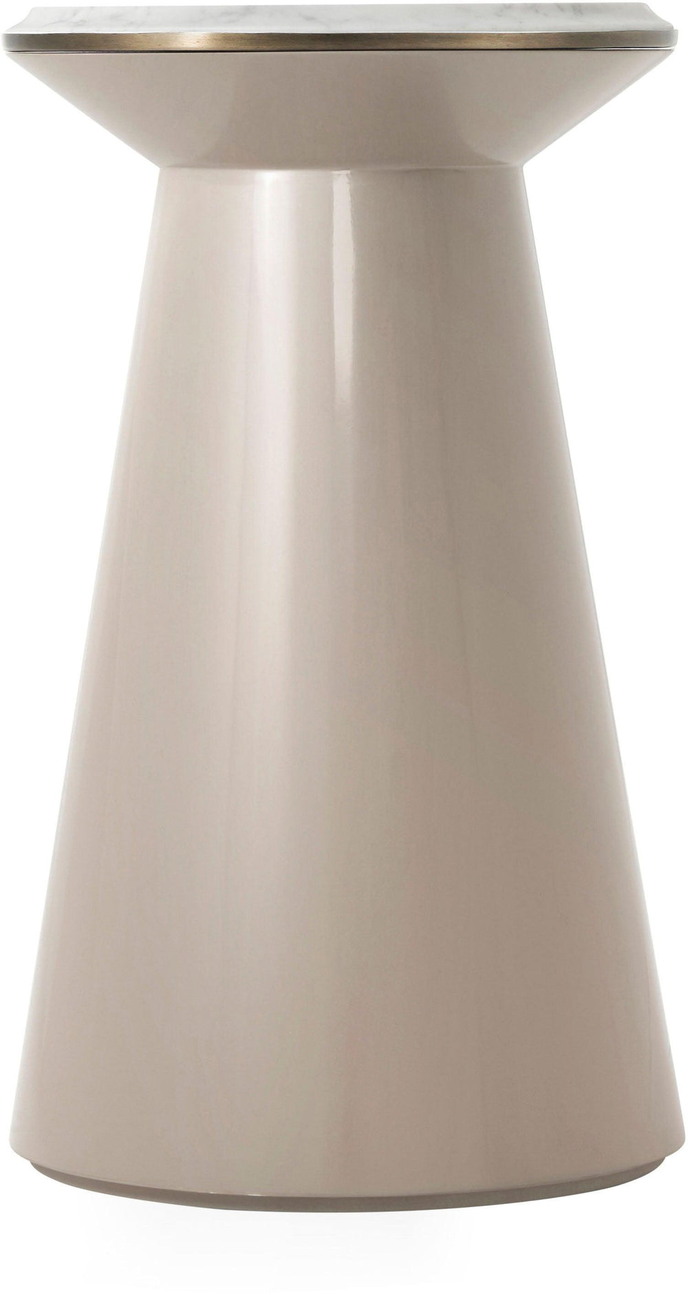 SwayLiving Contour Side Table (Pure Pearl, Small) ACCENT TABLES