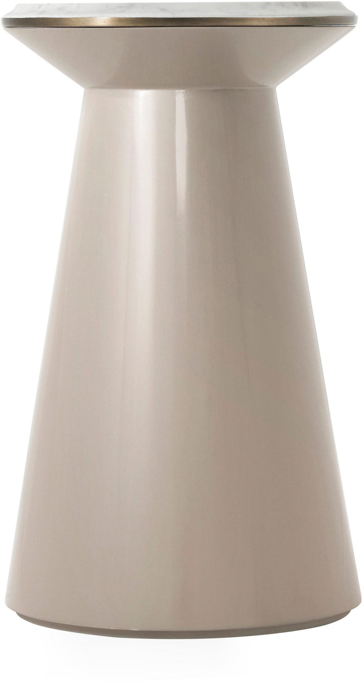 SwayLiving Contour Side Table (Pure Pearl, Small) ACCENT TABLES