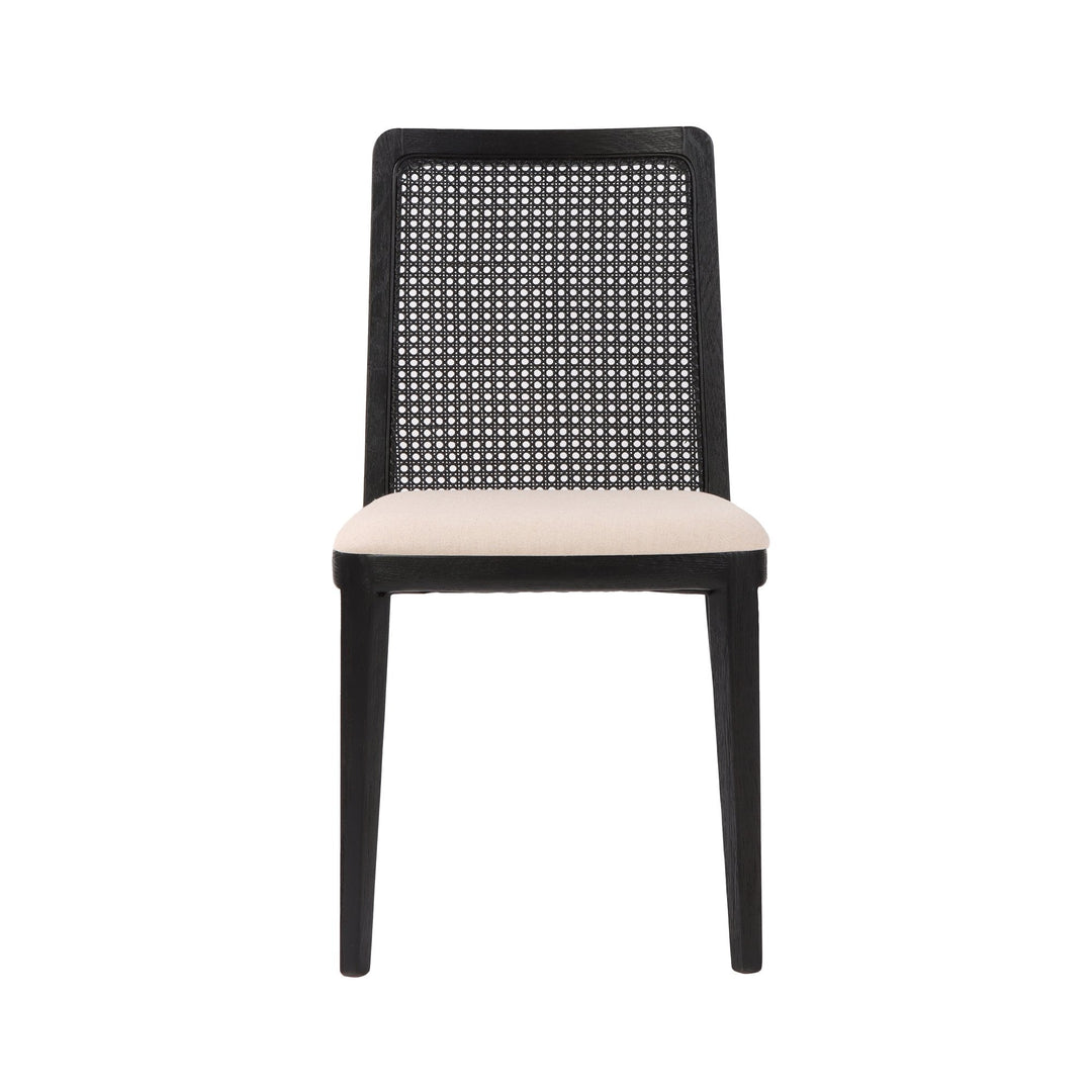 Oyster Linen/Black Frame