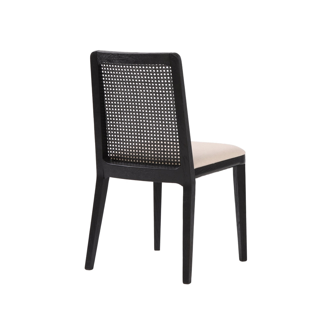 Oyster Linen/Black Frame