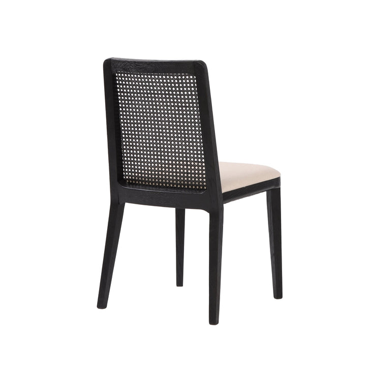 Oyster Linen/Black Frame
