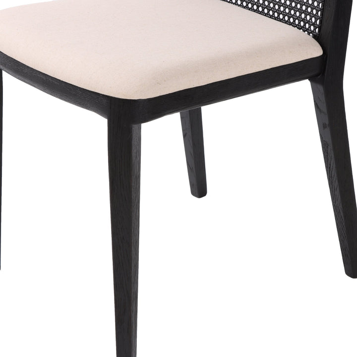 Oyster Linen/Black Frame