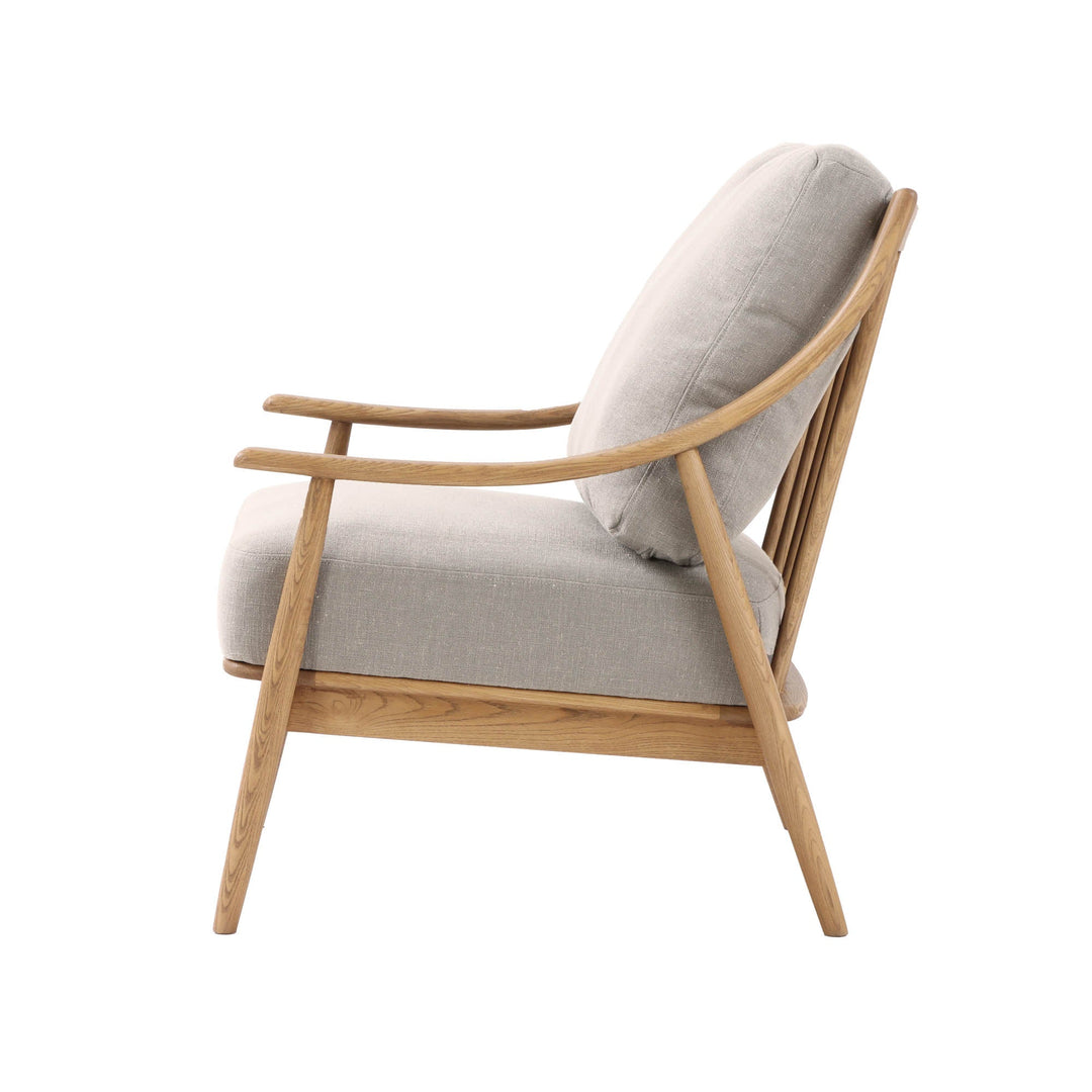 Light Linen / Natural Frame
