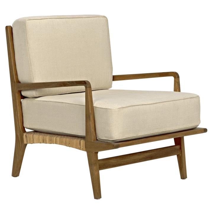 SwayLiving Allister Chair, Teak and Rattan ACCENT + LOUNGE CHAIRS