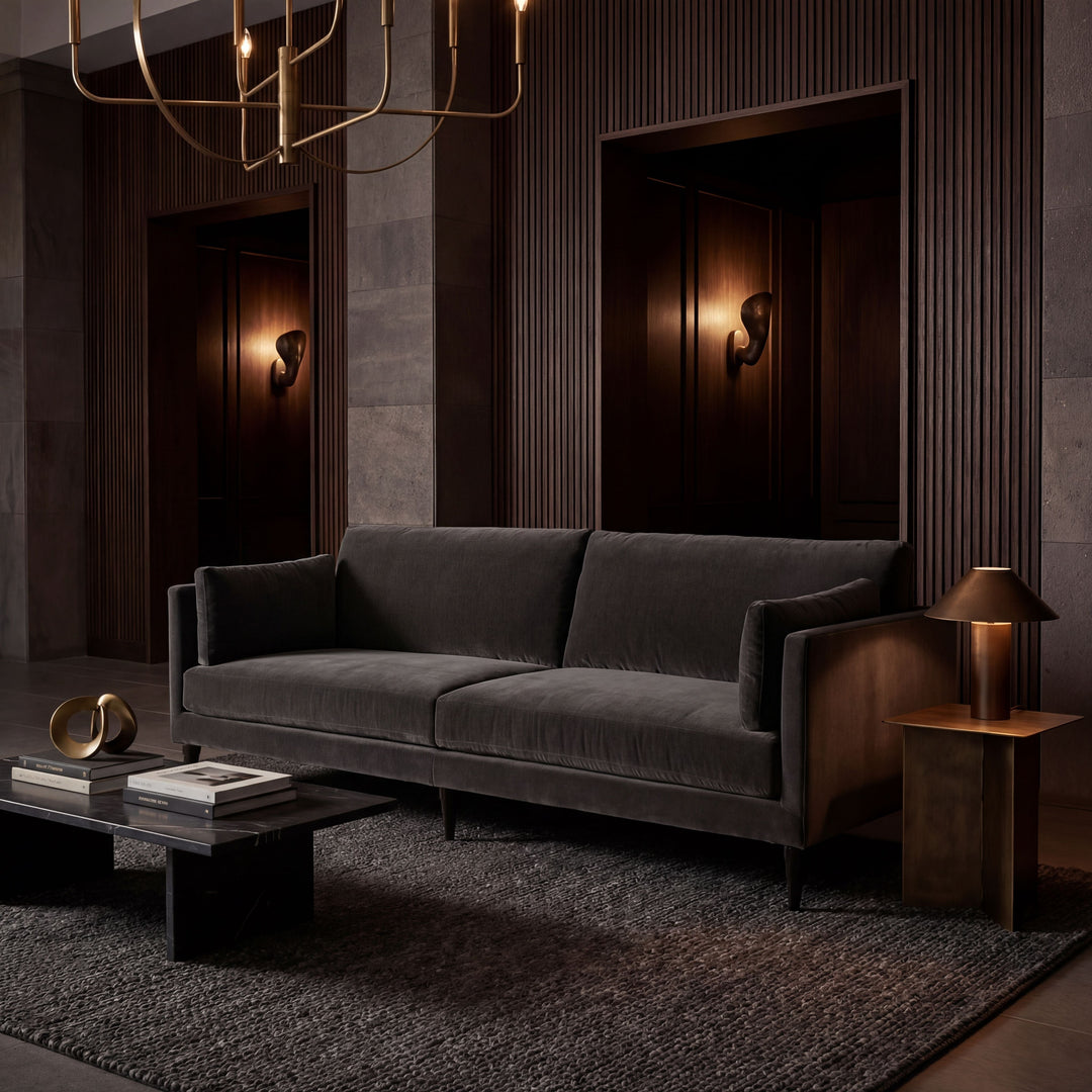 SwayLiving - Andalusia Sofa with Velvet - SOF330GRV