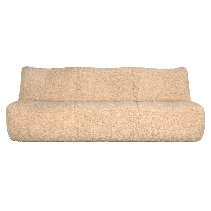 SwayLiving - McClain 3 Seater, Camel Fabric - SOF332CMF