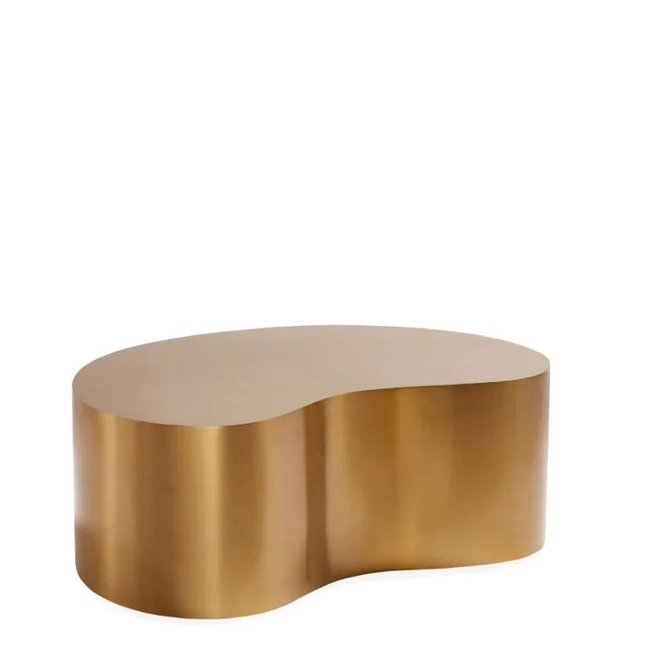 SwayLiving Brass Kidney Large Table ACCENT TABLES