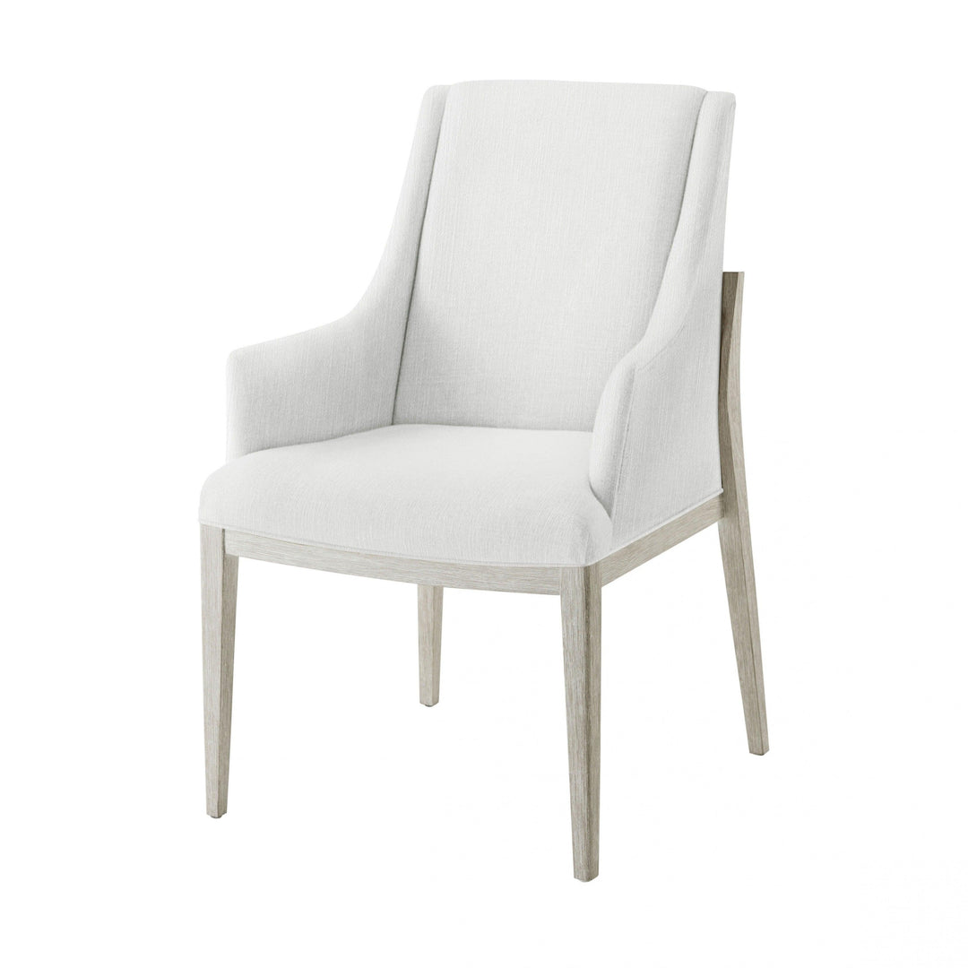 SwayLiving Breeze Upholstered Arm Chair - Set of 2 DINING CHAIRS