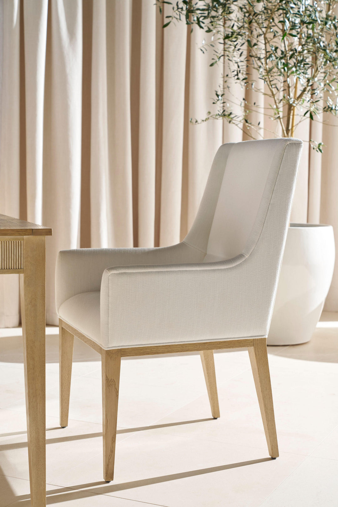 SwayLiving Balboa Upholstered Dining Armchair - Set Of 2 DINING CHAIRS