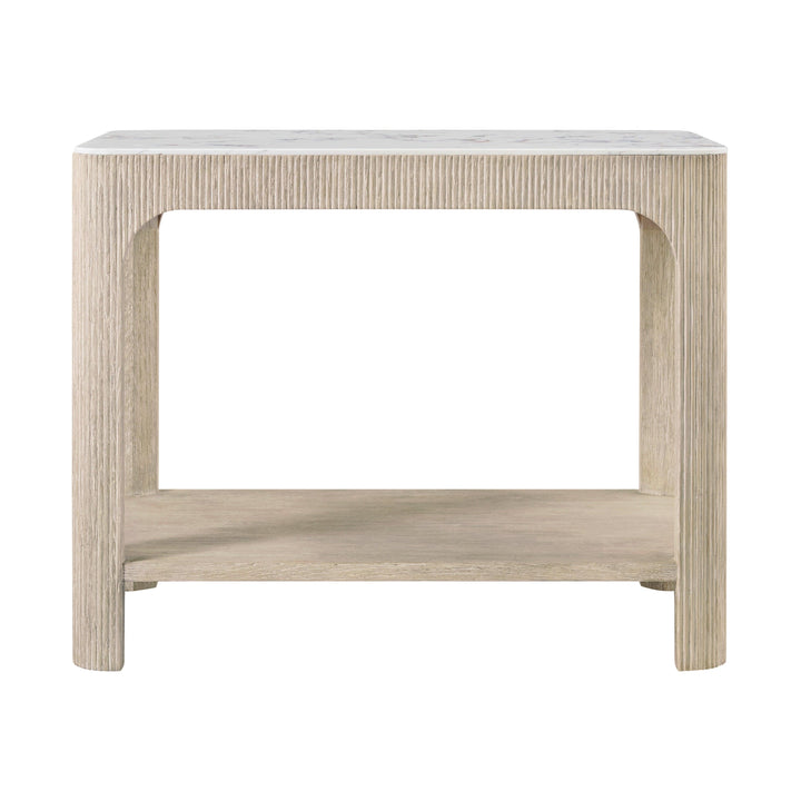 SwayLiving Horizon Rectangular Quartz Side Table ACCENT TABLES