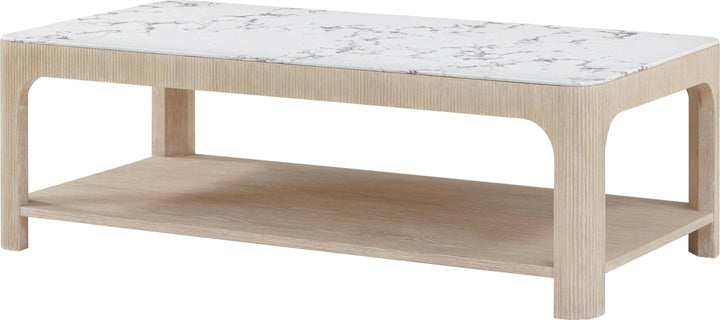 SwayLiving Horizon Square Quartz Cocktail Table COFFEE TABLES