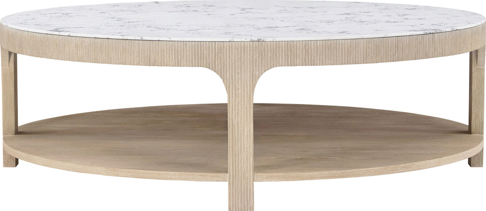 SwayLiving Horizon Round Quartz Cocktail Table COFFEE TABLES