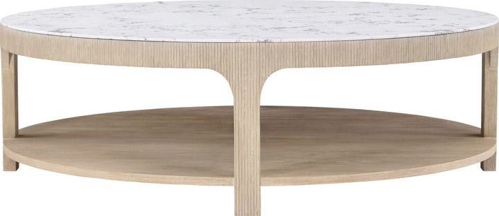SwayLiving Horizon Round Quartz Cocktail Table COFFEE TABLES