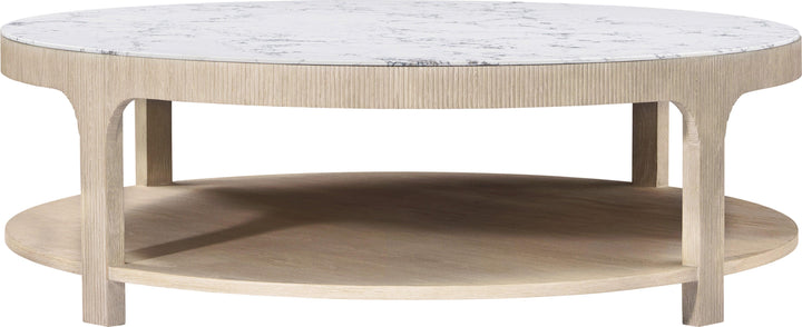 SwayLiving Horizon Round Quartz Cocktail Table COFFEE TABLES