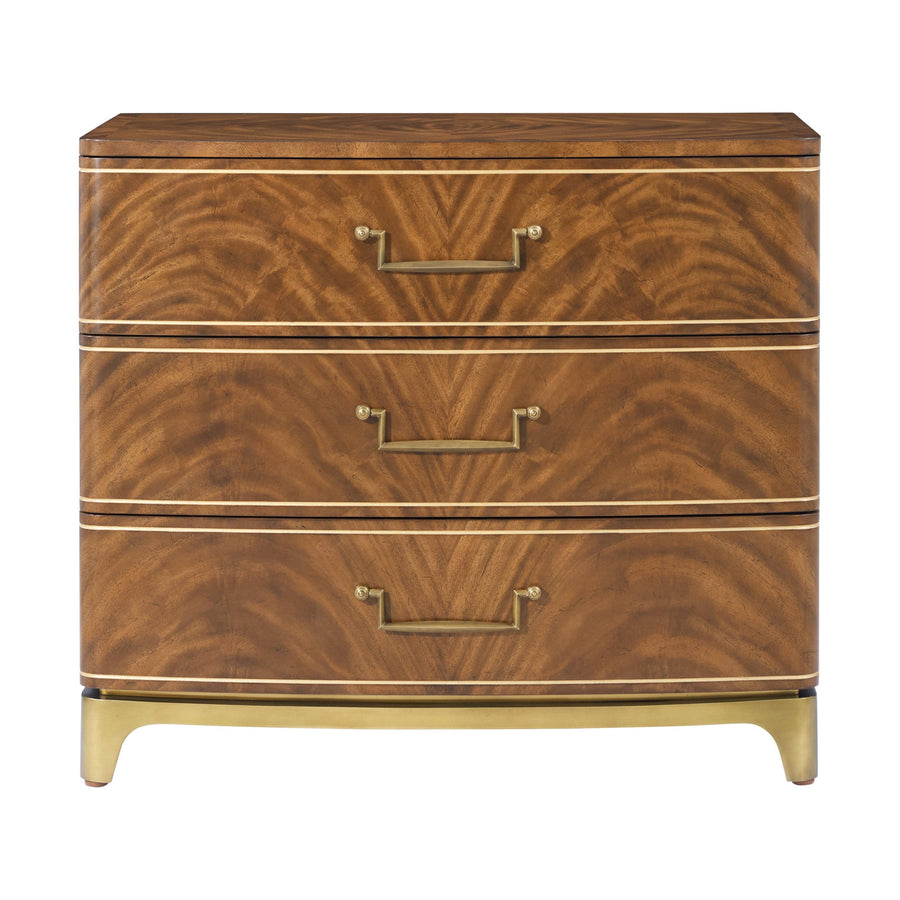 SwayLiving Spencer London Burl Nightstand NIGHTSTANDS
