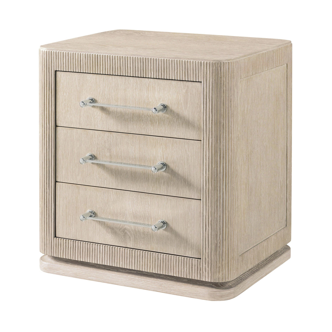 SwayLiving Horizon Three Drawer Small Nightstand NIGHTSTANDS