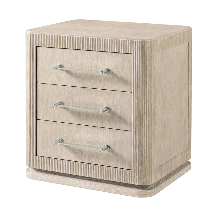SwayLiving Horizon Three Drawer Small Nightstand NIGHTSTANDS