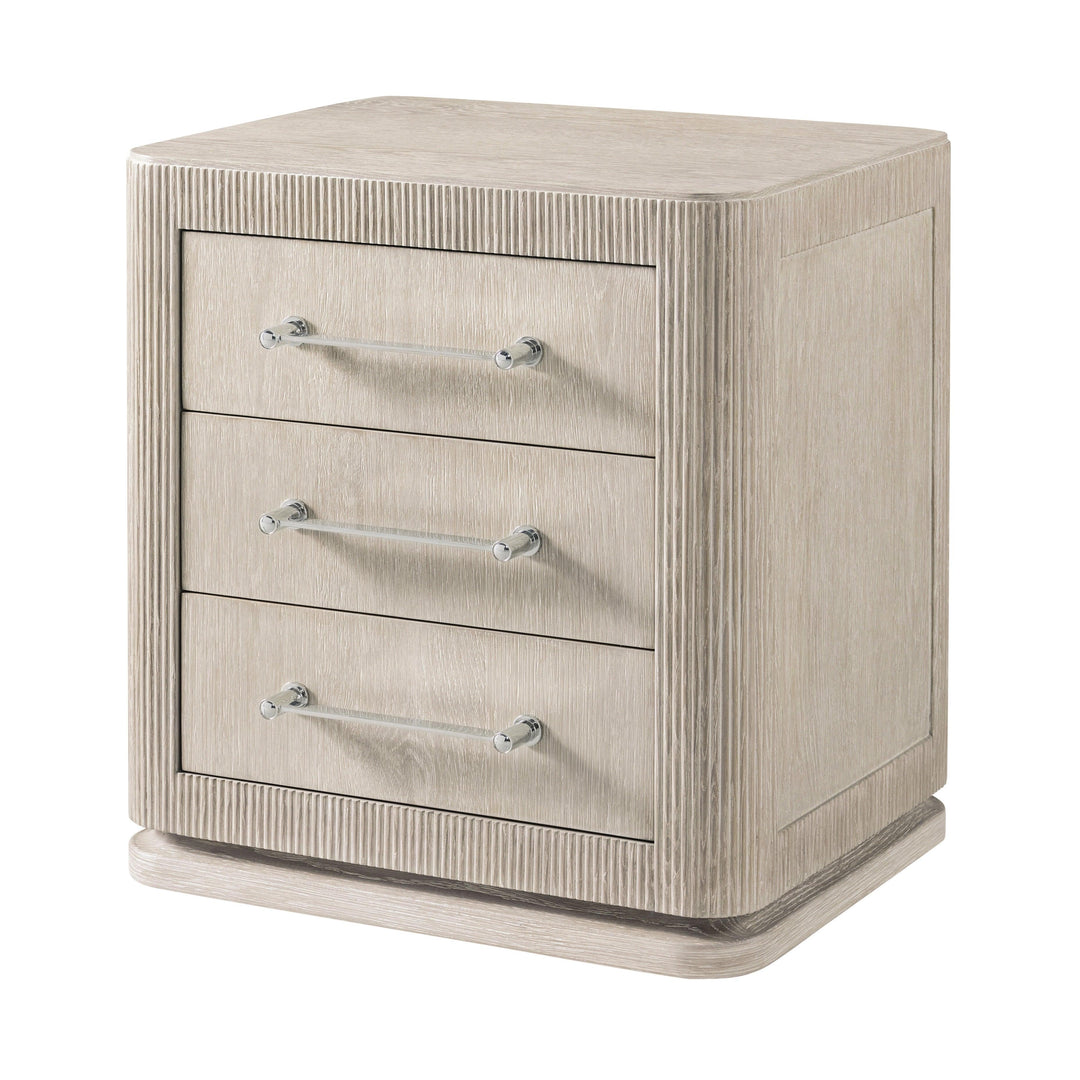 SwayLiving Horizon Three Drawer Small Nightstand NIGHTSTANDS