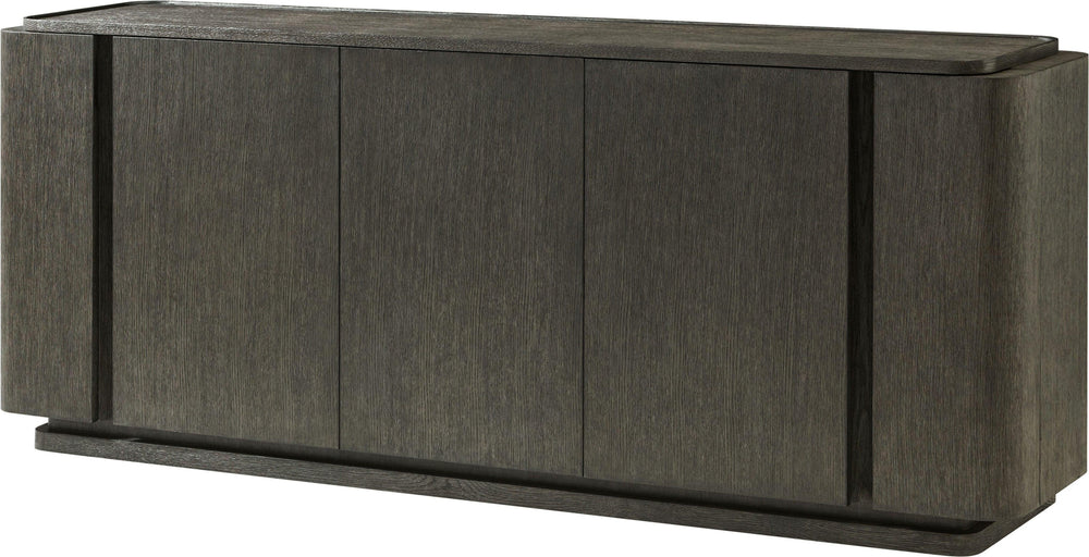 SwayLiving REPOSE PANEL TRIPLE-DOOR SIDEBOARD WITH SIDE STORAGES CABINETS