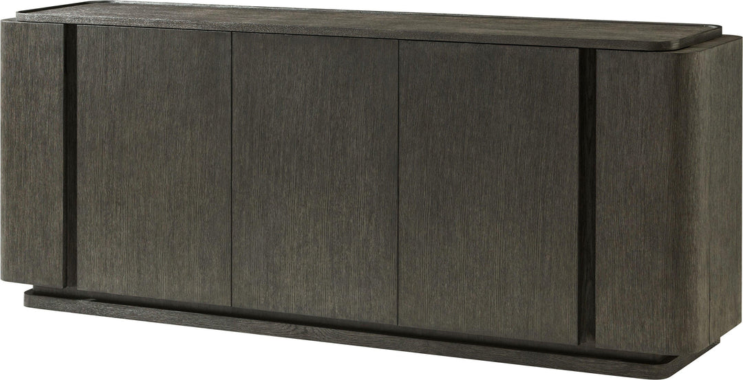 SwayLiving REPOSE PANEL TRIPLE-DOOR SIDEBOARD WITH SIDE STORAGES CABINETS