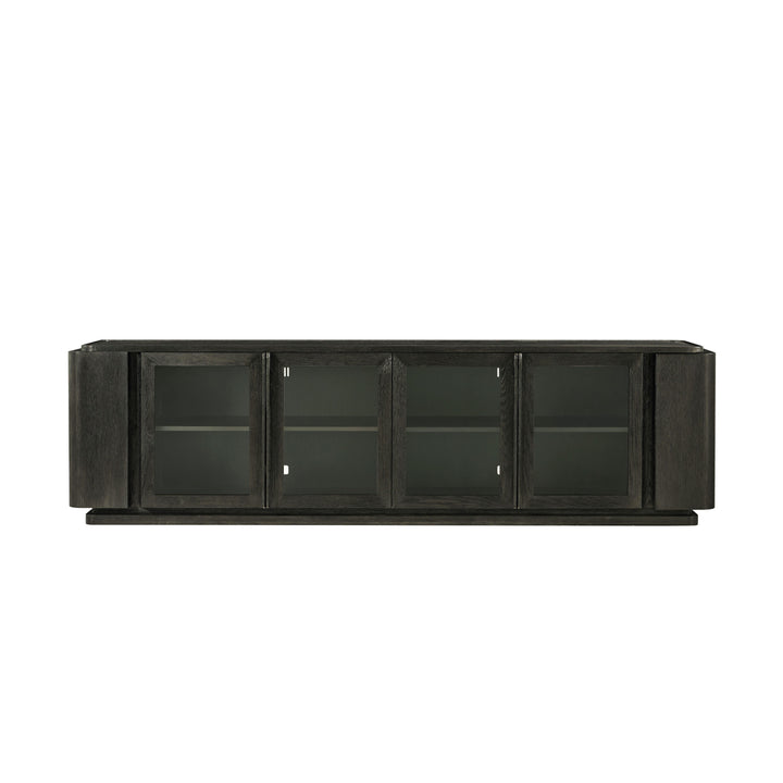 SwayLiving Repose Wooden Media Console MEDIA + TV STANDS