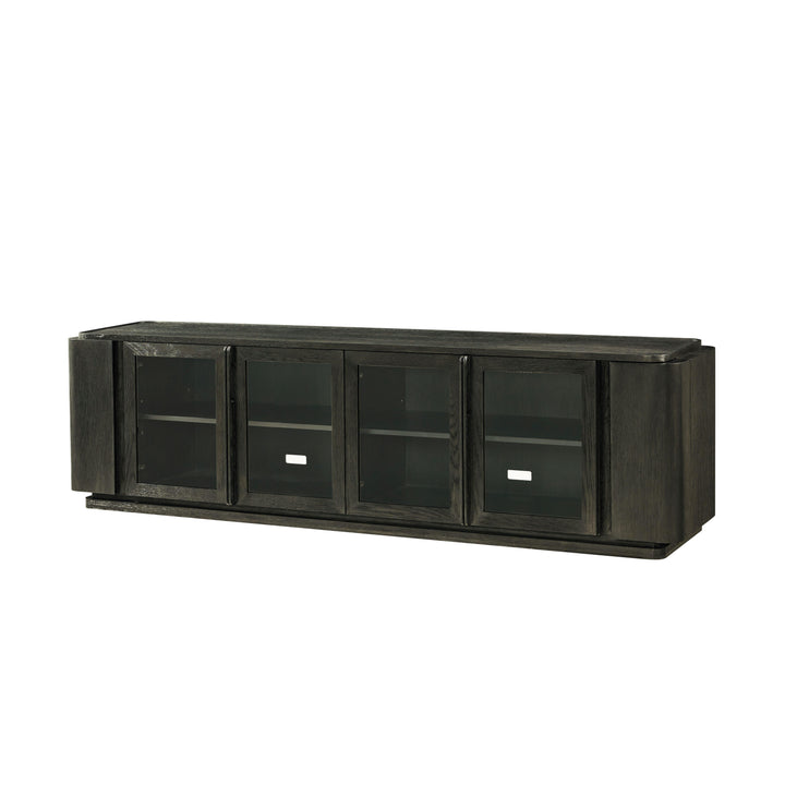 SwayLiving Repose Wooden Media Console MEDIA + TV STANDS