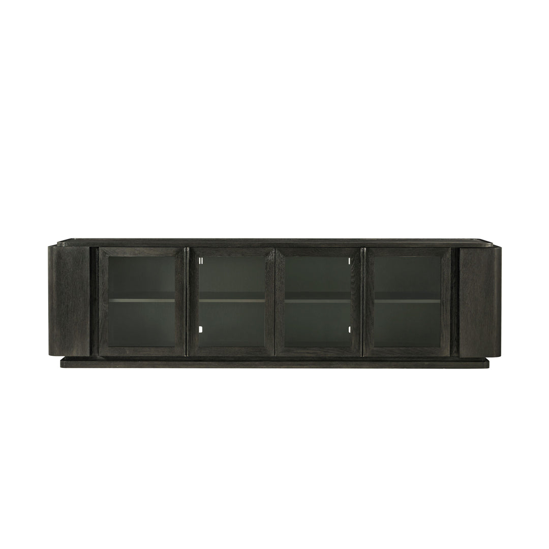 SwayLiving Repose Wooden Media Console MEDIA + TV STANDS