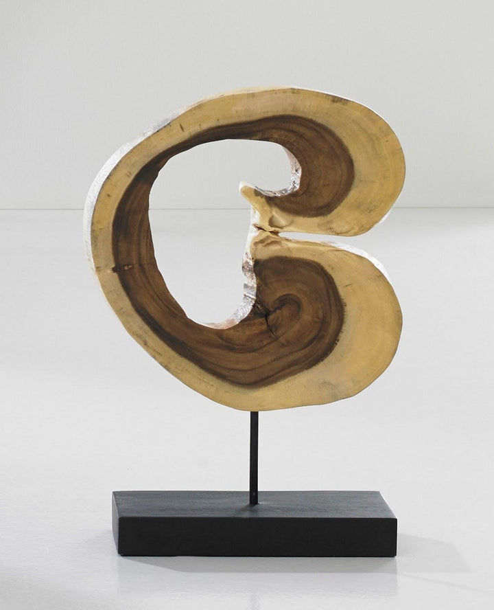 SwayLiving Creature Sculpture on Stand, Natural DECORATIVE OBJECTS