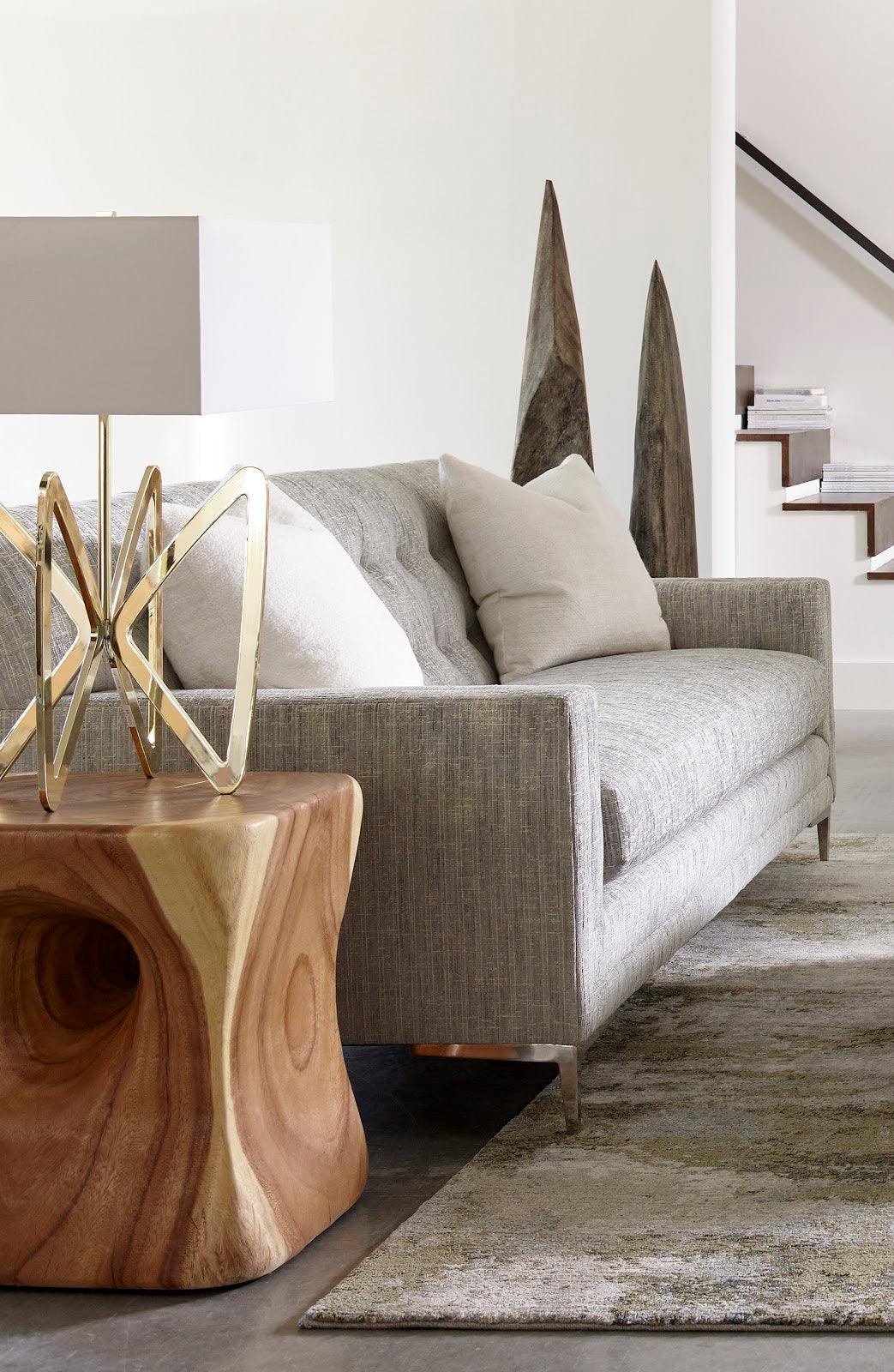 SwayLiving Peek a Boo Side Table, Chamcha Wood, Natural ACCENT TABLES
