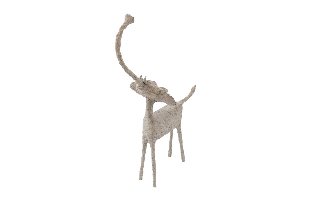 SwayLiving Elephant, Sculpted Animal, Trunk Up, Paper Mache DECORATIVE OBJECTS