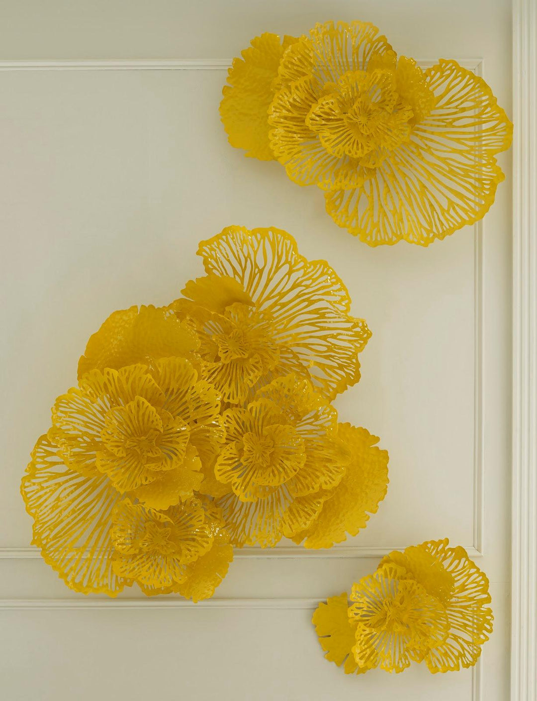 SwayLiving Flower Wall Art, Small, Dandelion, Metal WALL ACCENTS