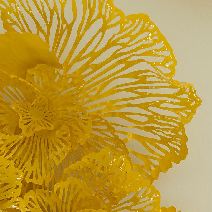 SwayLiving Flower Wall Art, Small, Dandelion, Metal WALL ACCENTS
