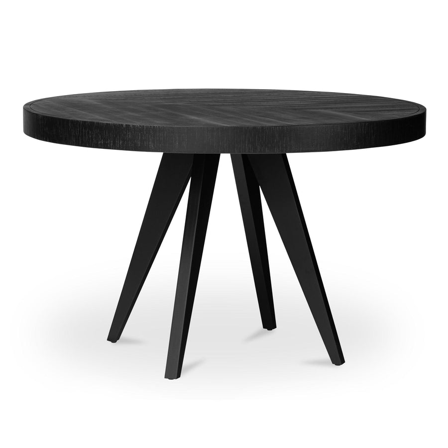 Parq Round Dining Table Black - SwayLiving