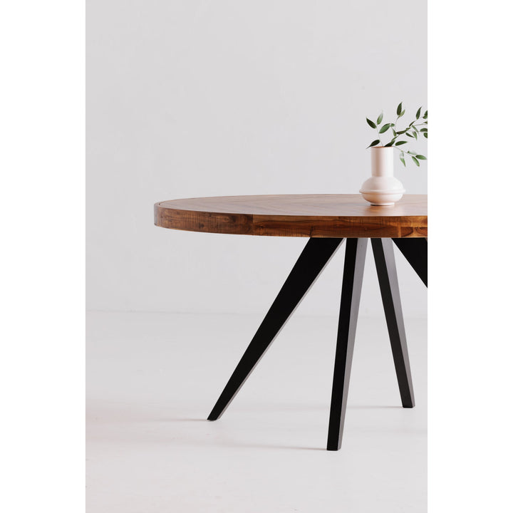 SwayLiving - Parq Oval Dining Table Amber - TL-1019-14 | SwayLiving